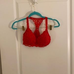 Red Lace Bralette